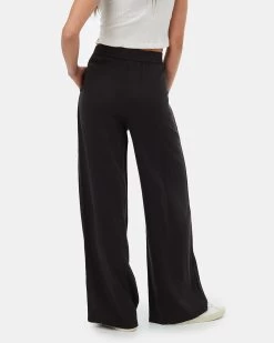 Tentree Tencel Wide Leg Pant -Tentree Sales Store black tencel pants TCW5005 0164 2