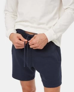 Tentree TreeTerry 7" Retro Short 7 Tentree TreeTerry 7" Retro Short -Tentree Sales Store blue cotton sweatshorts TCM5037 1477 3