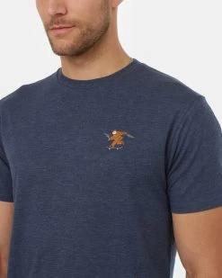 Tentree Sasquatch Classic T-Shirt -Tentree Sales Store blue embroidered tee TCM4761 1573 3