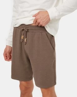 Tentree TreeTerry Sweatshort -Tentree Sales Store brown cotton shorts TCM5606 2398 3