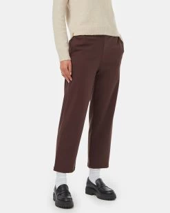 Tentree Bentley Repreve Trouser -Tentree Sales Store brown eco friendly high rise pants TCW5203 2270 6