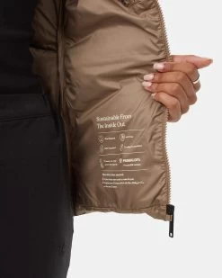 Tentree Cloud Shell Puffer Vest -Tentree Sales Store brown puffy vest TCW4487 2261 6