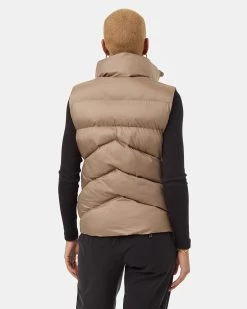 Tentree Cloud Shell Puffer Vest -Tentree Sales Store brown puffy vest TCW4487 2261 7