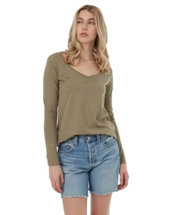 Tentree Regenerative Cotton Longsleeve (Deep Lichen Green)