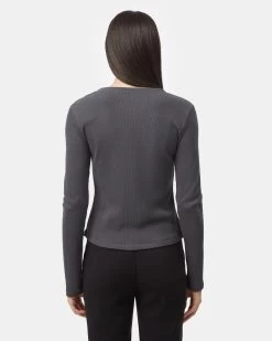 Tentree TreeWaffle Button Front -Tentree Sales Store green button up longsleeve shirt TCW4535 2292 2