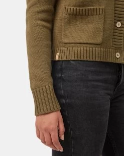 Tentree Highline Grayson Cardigan -Tentree Sales Store green cotton cardigan TCW3587 2243 4