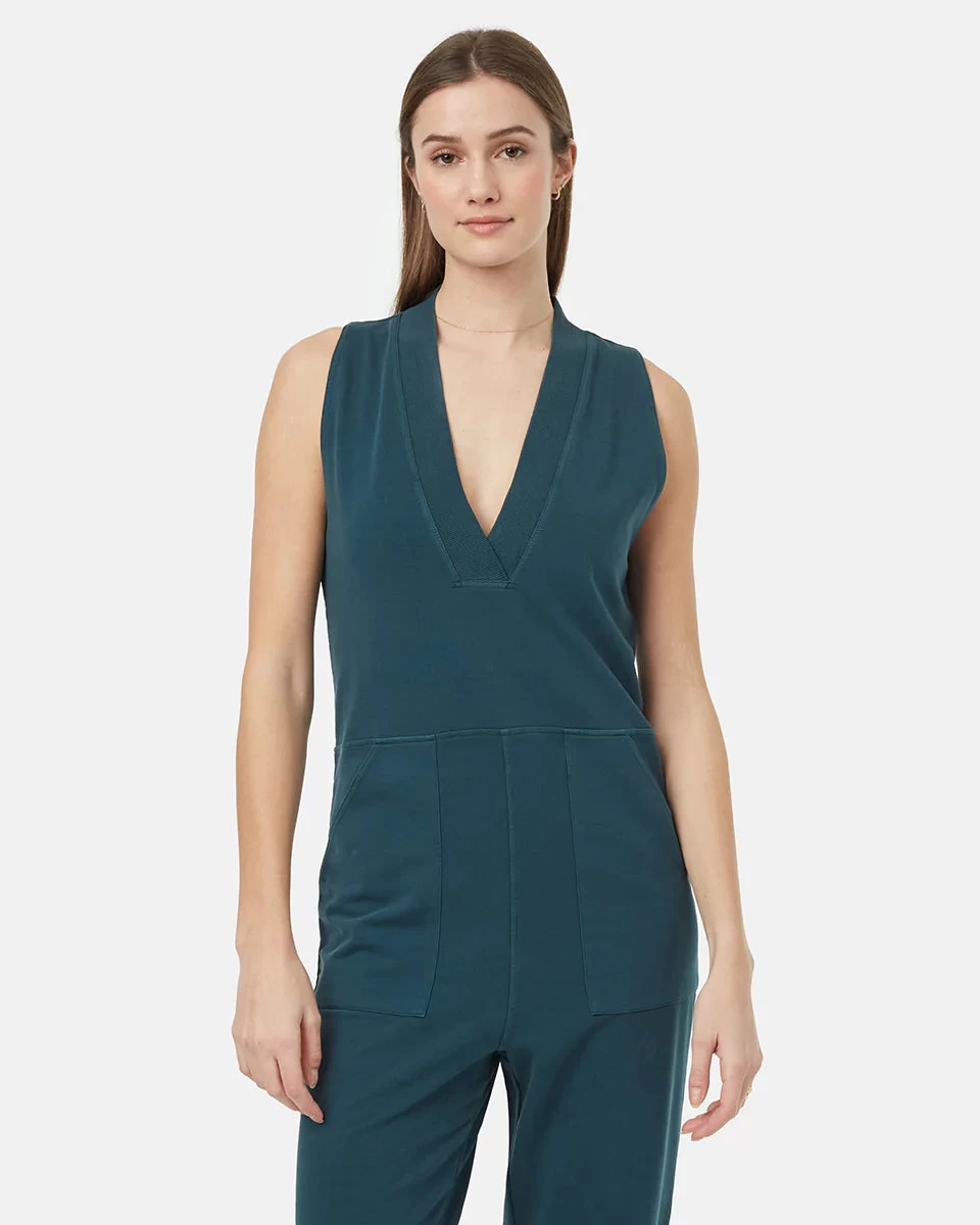 Tentree French Terry V-Neck Jumpsuit 2 Tentree French Terry V-Neck Jumpsuit - Image 2