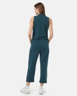 Tentree French Terry V-Neck Jumpsuit 9 Tentree French Terry V-Neck Jumpsuit -Tentree Sales Store green cotton jumpsuit TCW4387 0046 5