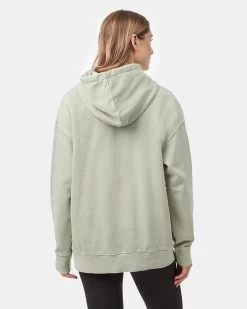 Tentree Organic French Terry Relaxed Hoodie -Tentree Sales Store green cotton relaxed hoodie TCW4491 2255 2