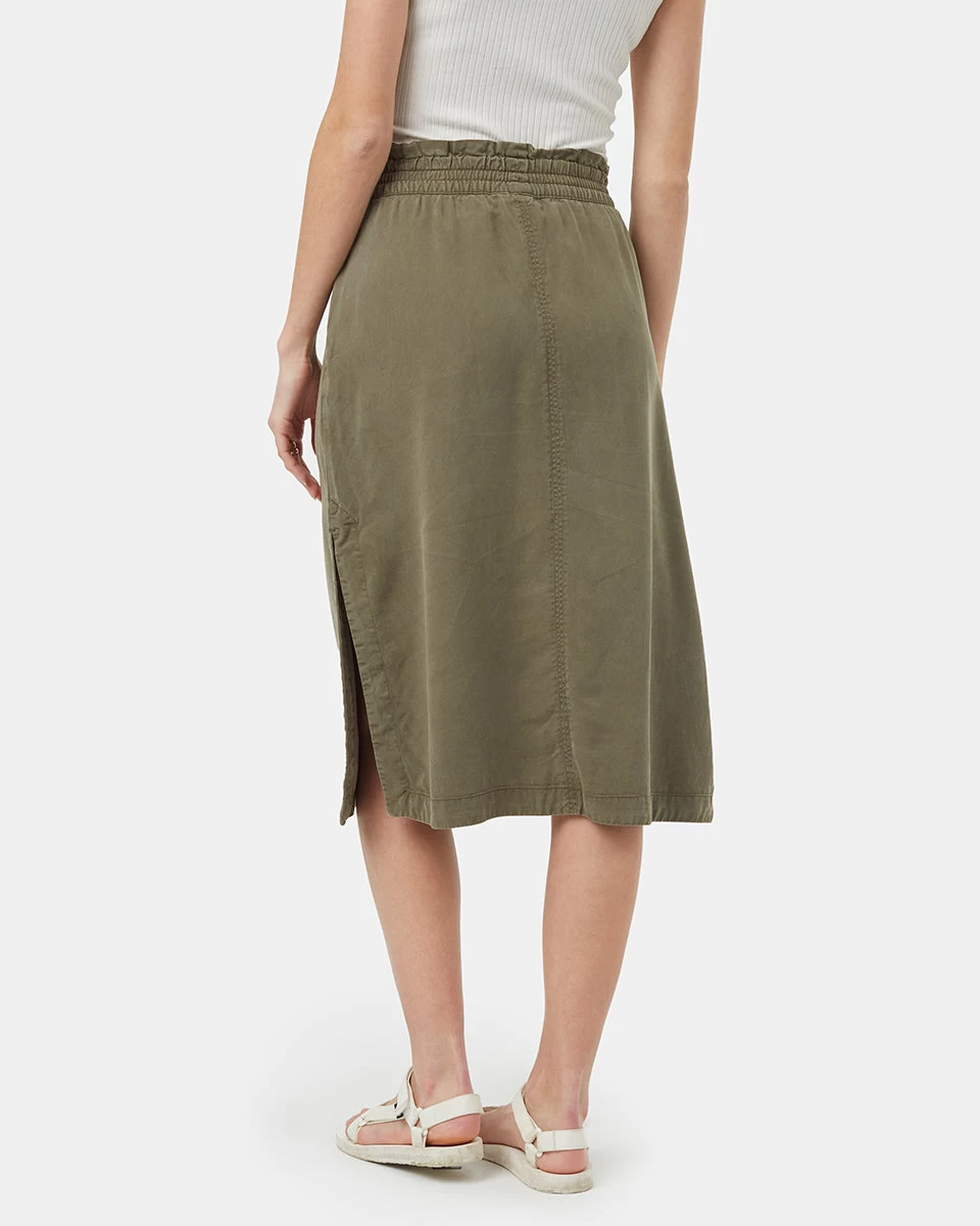 Tentree Tencel Midi Skirt 2 Tentree Tencel Midi Skirt - Image 2