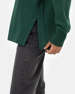 Tentree Treefleece Slit Hem Oversized Hoodie -Tentree Sales Store green oversized hoodie TCW4646 2276 400 3