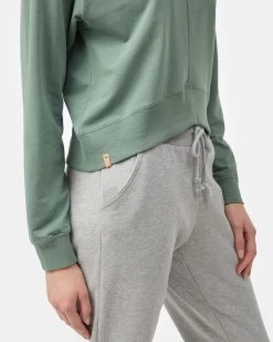 Tentree French Terry V Hem Crew -Tentree Sales Store green v neck sweatshirt TCW4498 2254 4