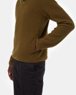 Tentree EcoLoft Quarter Snap -Tentree Sales Store green zip fleece TCM5195 2243 5