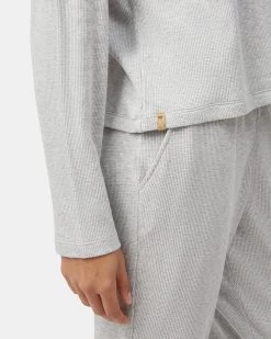 Tentree TreeWaffle Dorito Crew -Tentree Sales Store grey cotton sweatshirt TCW4531 0346 4