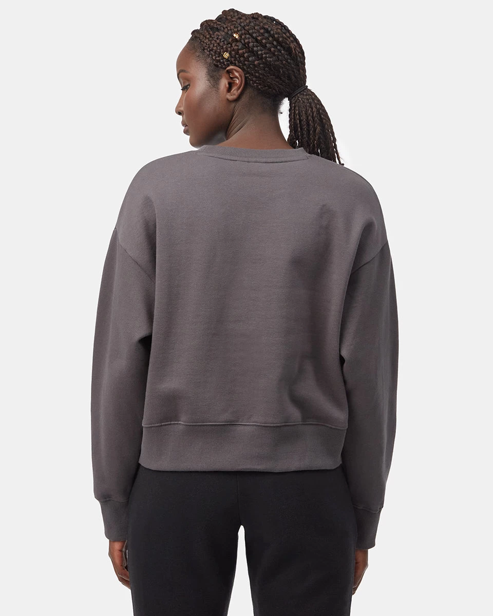 Tentree Recycled Cotton Oversized Cropped Crew 3 Tentree Recycled Cotton Oversized Cropped Crew - Image 3