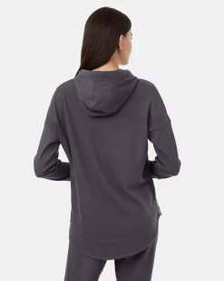 Tentree Luxe Cowl Fleece -Tentree Sales Store grey fleece hoodie TCW3642 2275 4