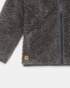 Tentree Kids EcoLoft Teddy Zip Front 6 Tentree Kids EcoLoft Teddy Zip Front -Tentree Sales Store grey fuzzy zip up kids KCU5185 2275 3
