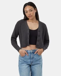 Tentree Ashton Cardigan 9 Tentree Ashton Cardigan -Tentree Sales Store grey knit cardigan TCW4315 0812 5