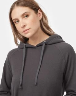 Tentree Luxe Oversized Hoodie Dress -Tentree Sales Store grey relaxed hoodie dress TCW4665 2275 3