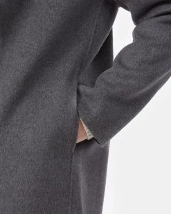 Tentree Wool Longline Coat 8 Tentree Wool Longline Coat -Tentree Sales Store grey wool coat TCW4529 2342 3