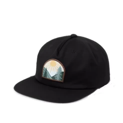 Tentree Scenic Snapback Hat (Meteorite Black/Green Bay)