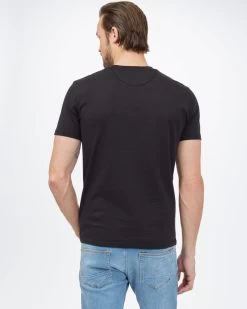 Tentree Elms T-Shirt -Tentree Sales Store mens Black T Shirt TCM2360 0164 1
