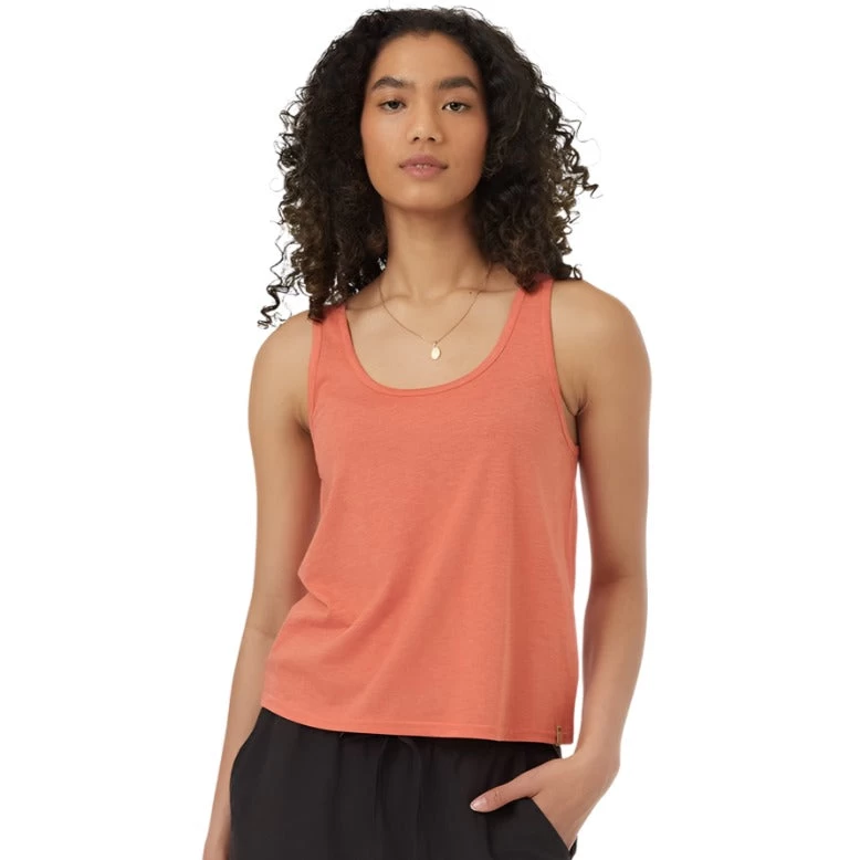 Tentree Treeblend Double Scoop Tank (Terracotta Heather) 2 Tentree Treeblend Double Scoop Tank (Terracotta Heather) - Image 2