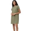 Tentree Treeblend T-Shirt Dress (Deep Lichen Green)