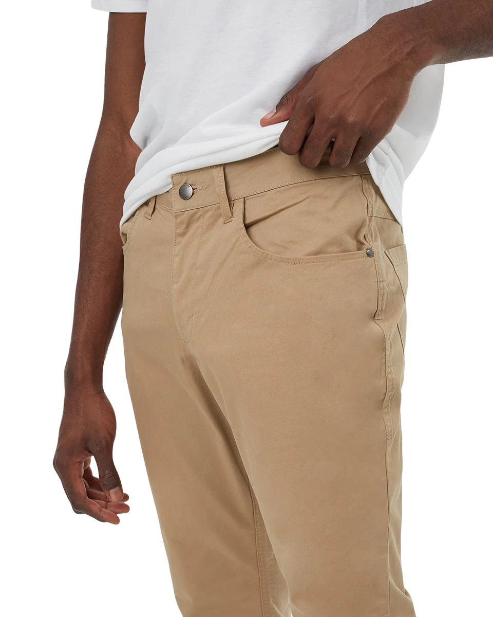 Tentree Stretch Twill Everywhere Pant (Khaki) 3 Tentree Stretch Twill Everywhere Pant (Khaki) - Image 3