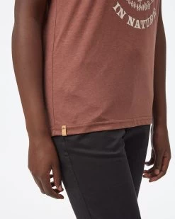 Tentree Find Peace T-Shirt -Tentree Sales Store red graphic tee TCW4540 1366 5