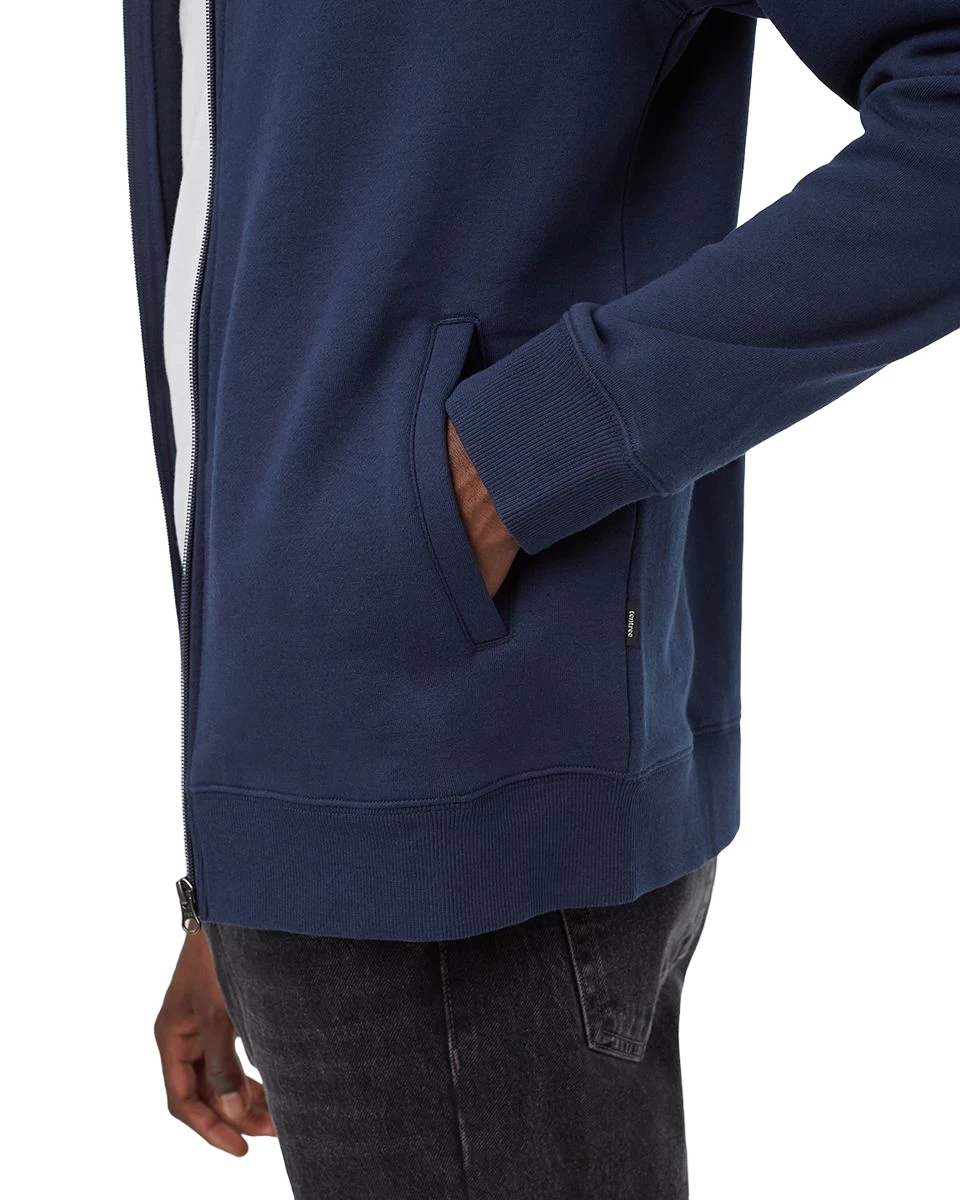 Tentree SeaFleece Full Zip (Dress Blue) 1 Tentree SeaFleece Full Zip (Dress Blue)